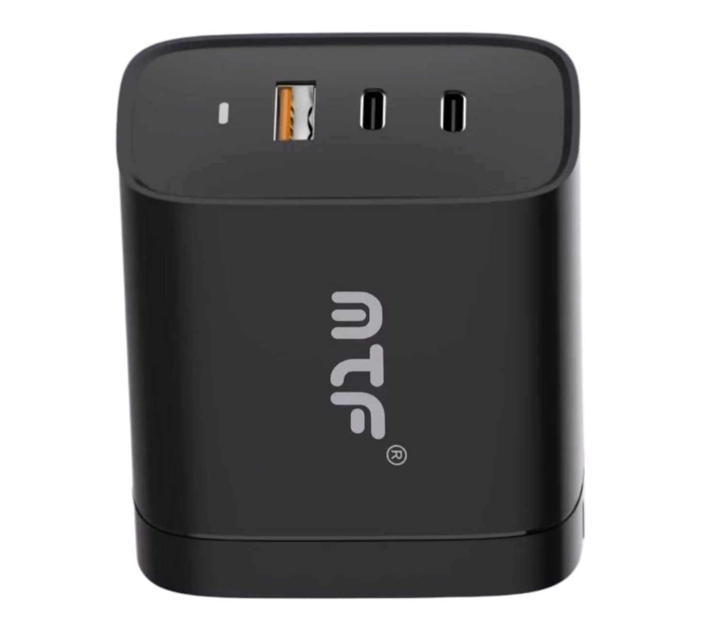 Cargador Rápido MTF 65W con Puertos USB y Tipo C – Ideal para Celular y Portátil