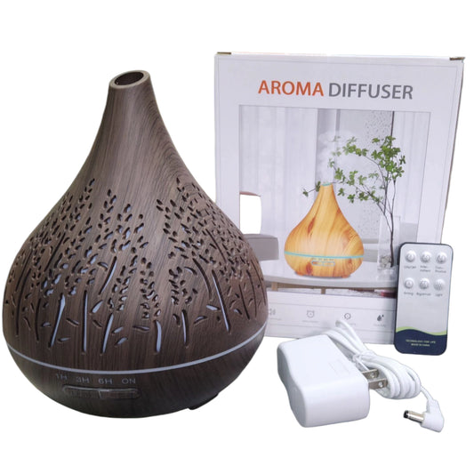 Difusor de Aromas Decorativo Tipo Jarra - Madera