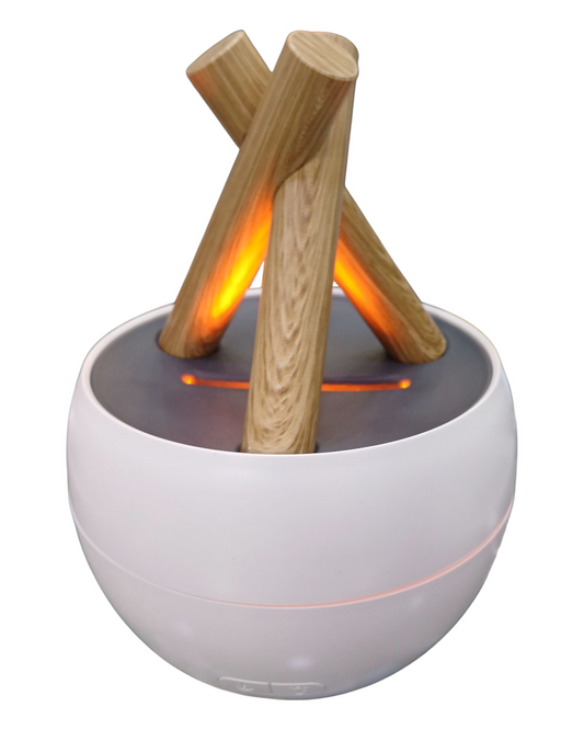 Difusor de Aromas Fuego LED 160ml | Humidificador Llama USB