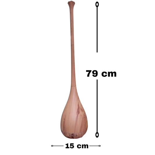 Humidificador de Suelo y Difusor de Aromas de Lujo para el Hogar - Elegante Diseño de Madera