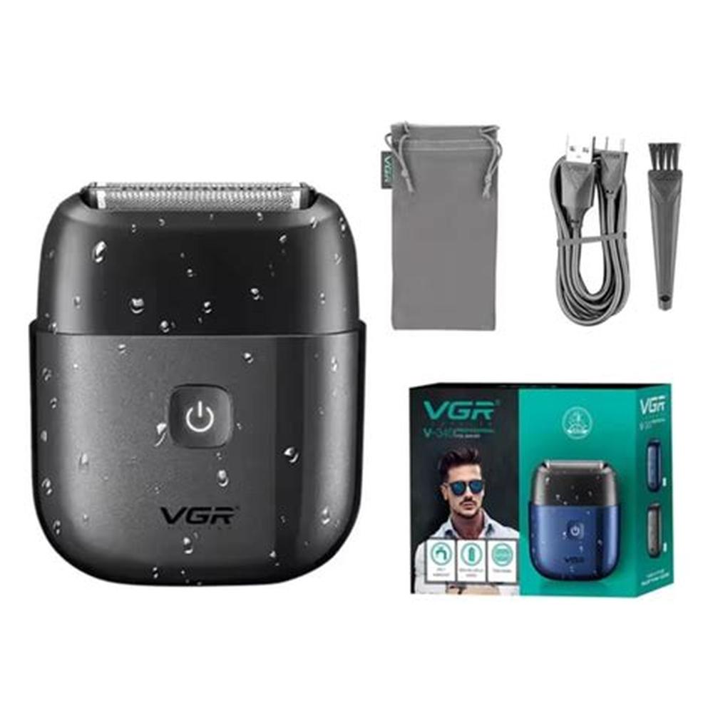 Afeitadora Eléctrica VGR V‑340 | Doble Cuchilla, LED, IPX7, USB-C