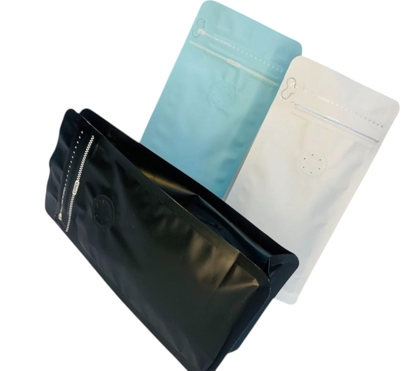 50 Bolsas para Café con cierre ZIP Y Valvula