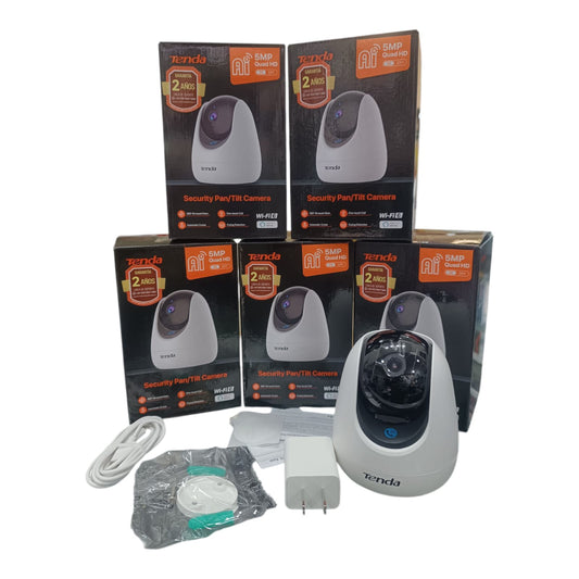 Cámara WiFi Tenda CP7 V2 – 5MP de Alta Resolución, Visión Nocturna y Seguimiento Inteligente