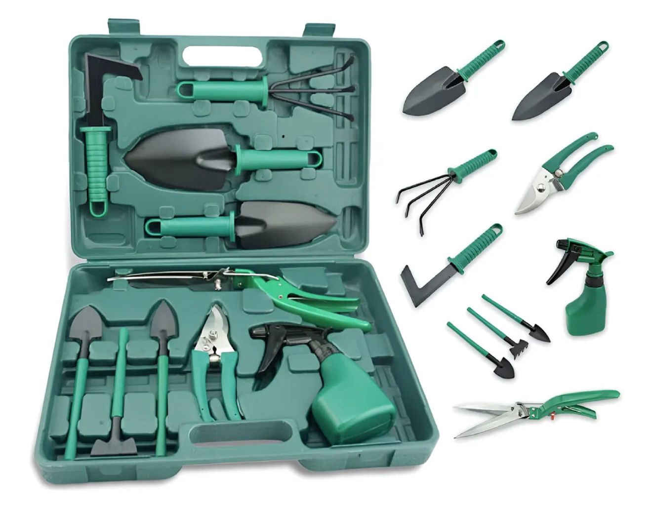 Kit Maestro de Jardinería Profesional – Set de 10 Piezas con Estuche Rígido