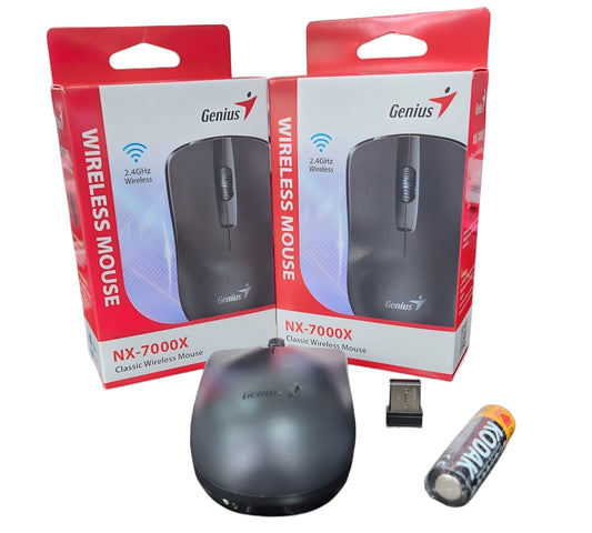 Mouse Inalambrico Genius Nx-7000x Wireless 2.4ghz Negro