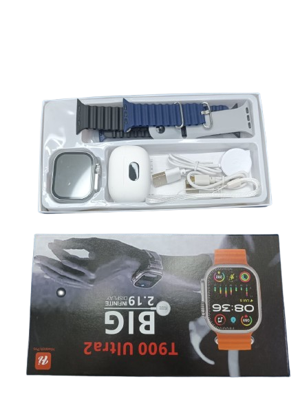Combo Smartwatch T900 Ultra 2 + Audífonos Pro 9 Inalámbricos | Reloj Inteligente con Llamadas Bluetooth + Auriculares TWS | Envío Gratis Colombia