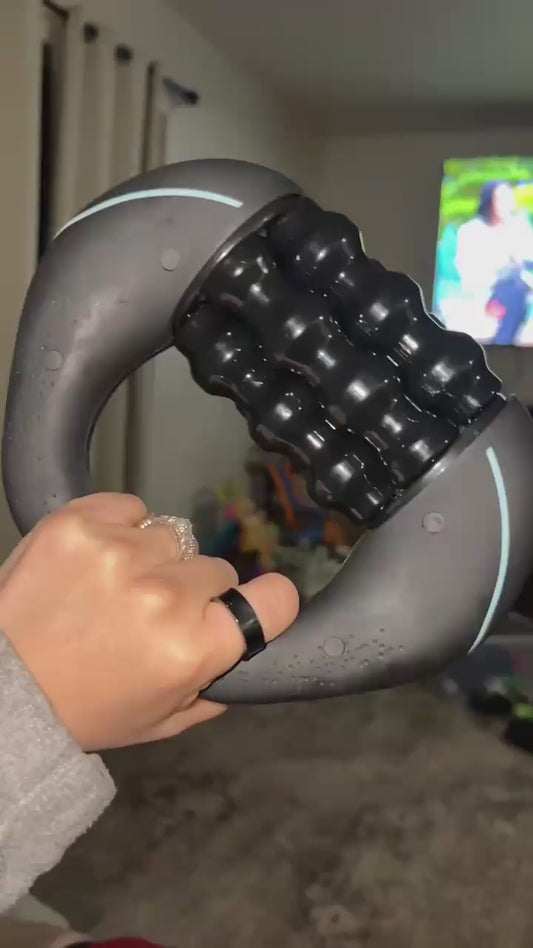 Masajeador Corporal Rodante Motorizado 3 Velocidades Recargable Antiestrés
