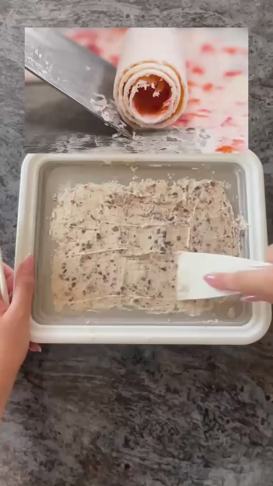 Máquina para Hacer Helados Enrollados Placa Congelante con 2 Espátulas