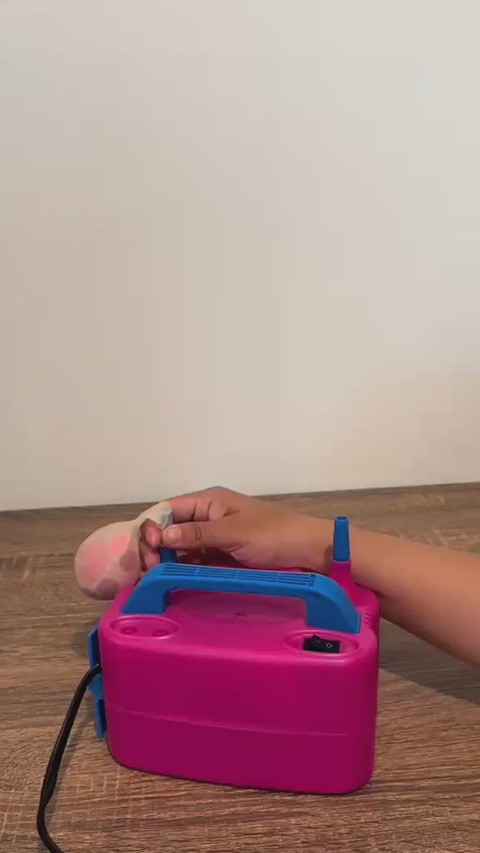 Inflador de Globos Eléctrico Doble Boquilla 600W — Fiestas y Eventos
