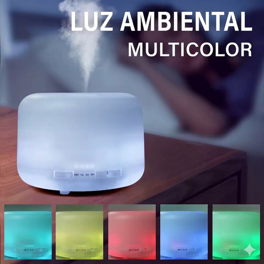 Difusor de Aroma Masmelo 500 ml – Humidificador Decorativo con Luz LED (Copia)