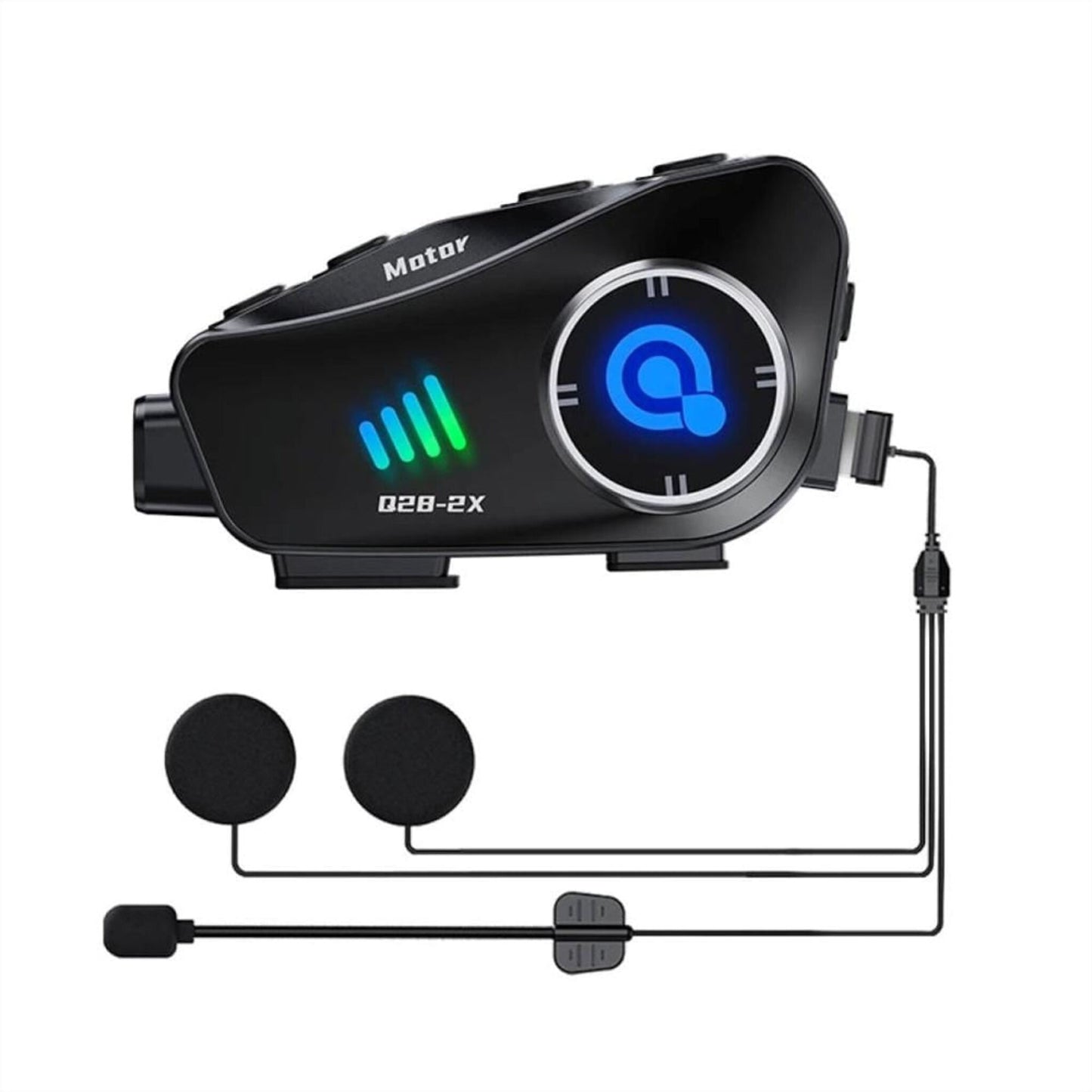 Intercomunicador para moto con cámara integrada Q28-2X Bluetooth