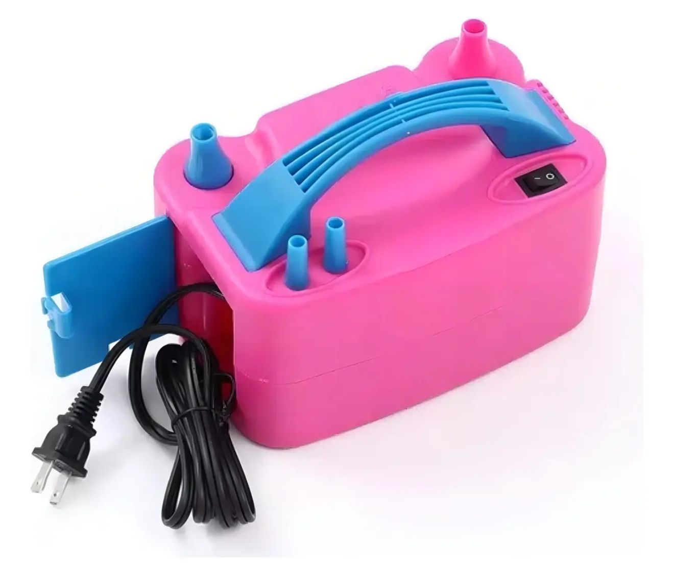 Inflador de Globos Eléctrico Doble Boquilla 600W — Fiestas y Eventos