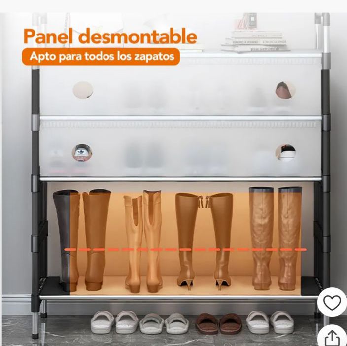 Mueble Zapatero con Perchero Multicapa 5 Niveles – Cajones Abatibles | Organizador de Entrada para Zapatos, Ropa y Accesorios