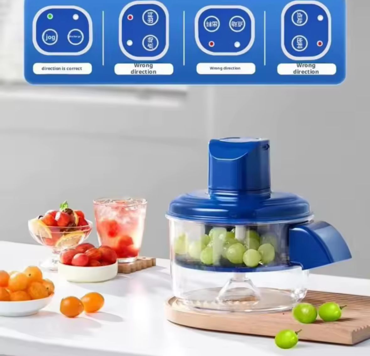 Peladora Eléctrica Automática de Frutas y Verduras — Dispensado con Un Clic