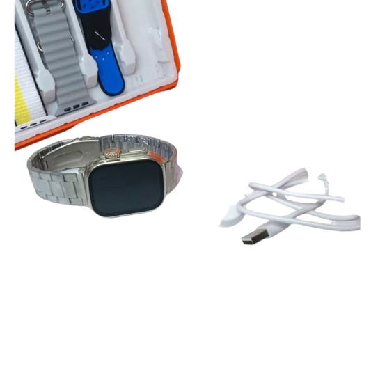 Combo reloj serie Ultra,  inteligente + 7 pulsos