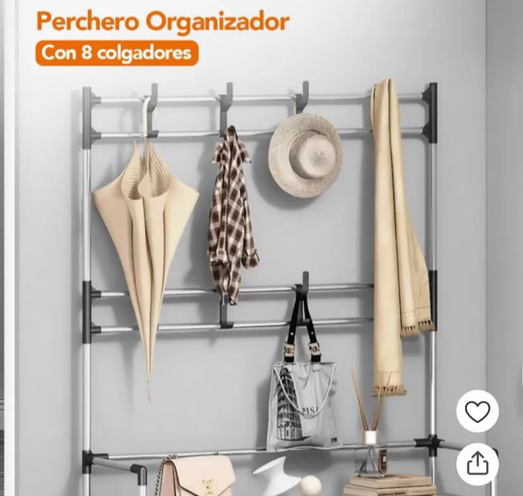 Mueble Zapatero con Perchero Multicapa 5 Niveles – Cajones Abatibles | Organizador de Entrada para Zapatos, Ropa y Accesorios