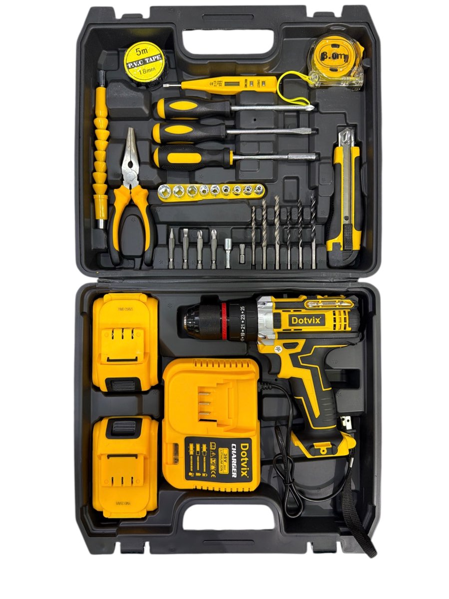 Kit Taladro Percutor Atornillador Inalámbrico GENERICO DOT-36V