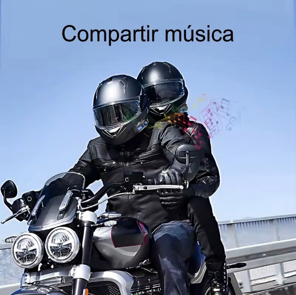 Intercomunicador Bluetooth para Casco de Moto con Radio FM – Q-58 Max | Comunicación Inalámbrica hasta 1000m