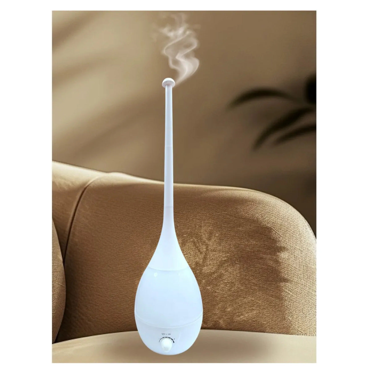 Humidificador Ultrasónico 3 Litros Tipo Jarra con Boquilla Alargada Sin Filtro – Difusor de Aromaterapia Silencioso