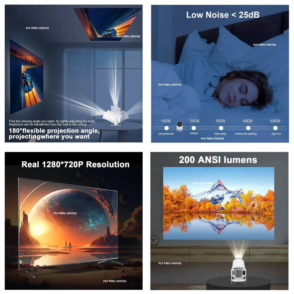 Mini Proyector Smart HY-300 – Tu Cine Privado en Cualquier Lugar.